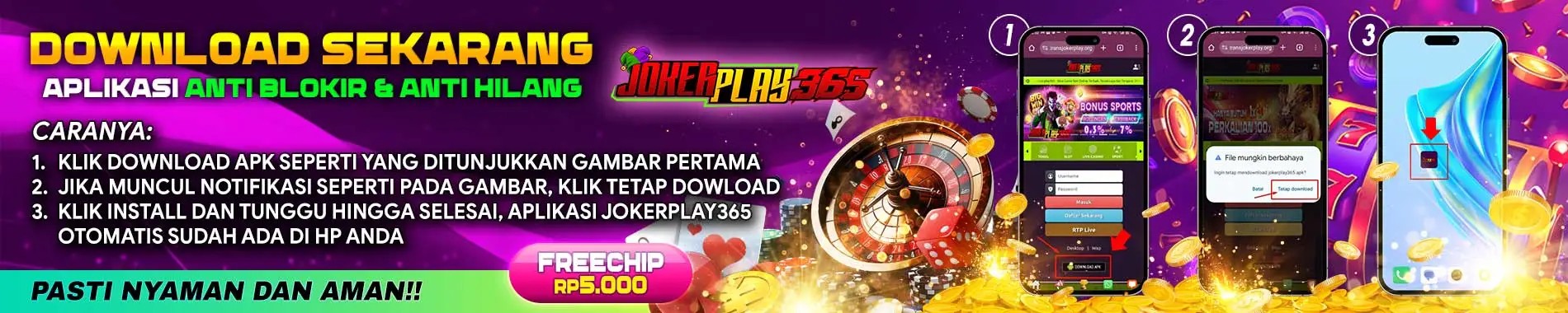 Aplikasi Jokerplay365 Anti Blokir